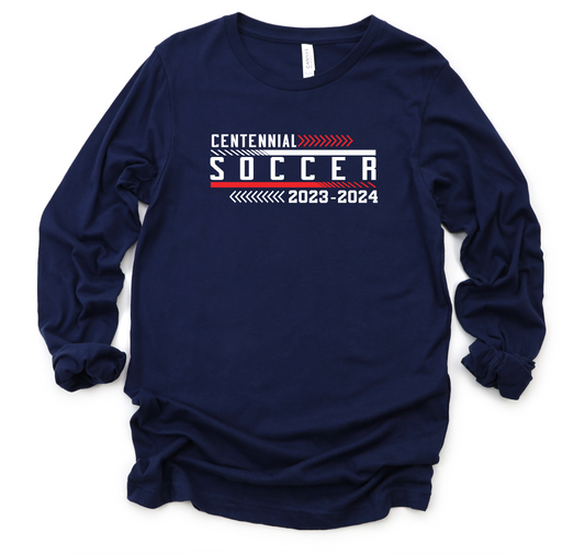 Centennial Soccer 2023-2024 Cotton Long Sleeve T-Shirt