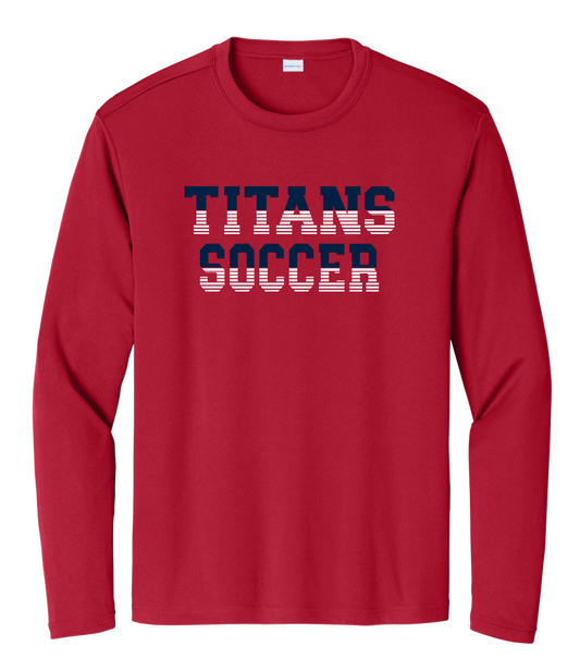 Titans Soccer Color Block Cotton Long Sleeve