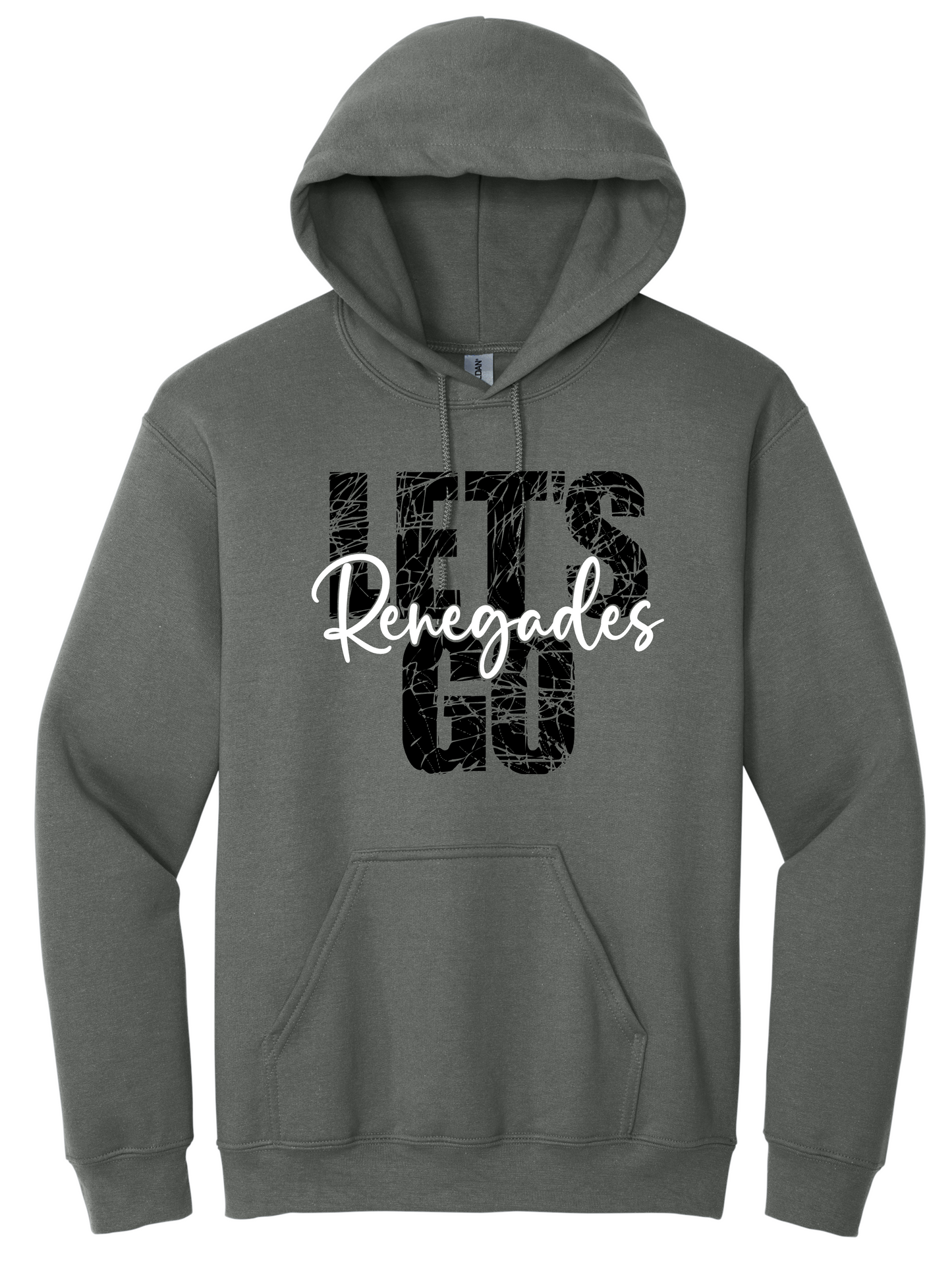Let's Go Renegades Hoodie - Charcoal
