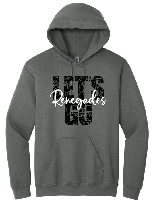 Let's Go Renegades Hoodie - Charcoal