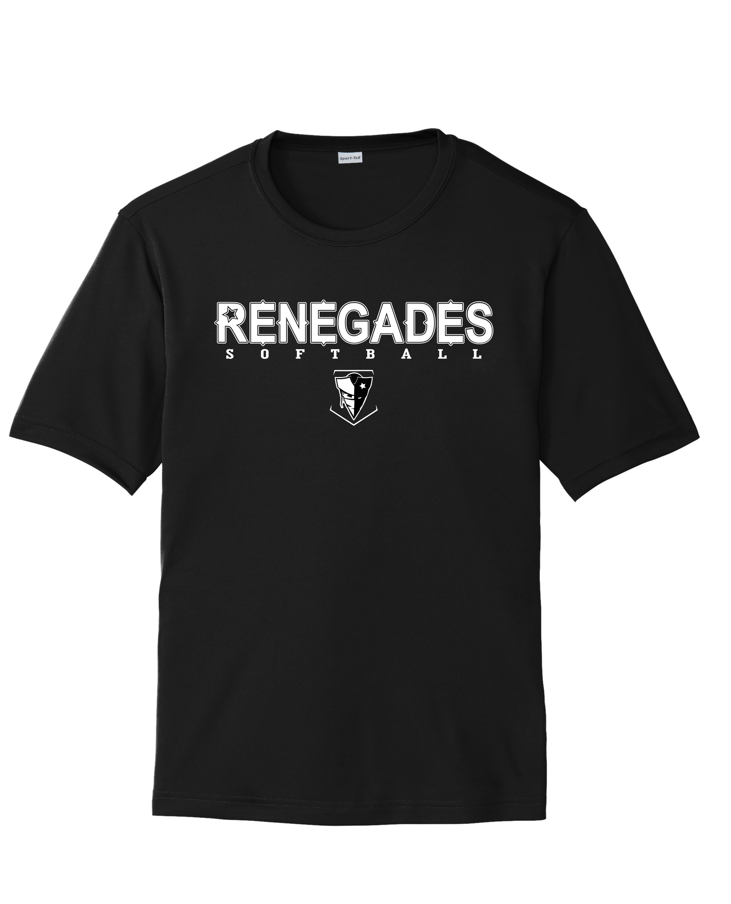Renegades Softball Varsity Short Sleeve Dri-Fit - Black
