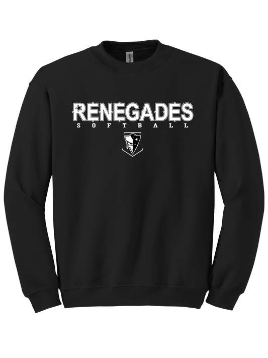 Renegades Softball Vintage Sweatshirt - Black