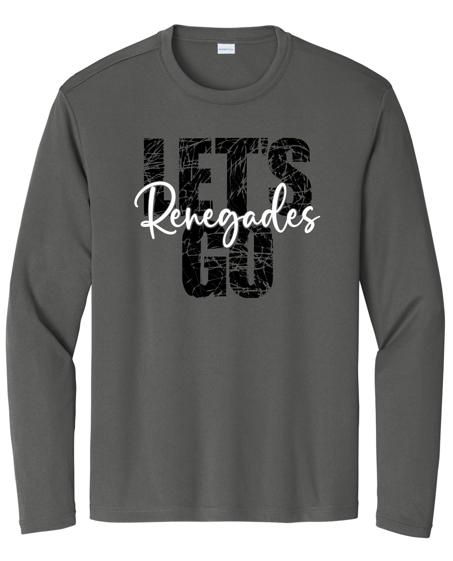 Let's Go Renegades Long Sleeve Dri-Fit - Charcoal
