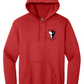 Renegades Softball Hoodie with Small Logo in Red