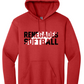 Renegades Softball Retro Hoodie - Red