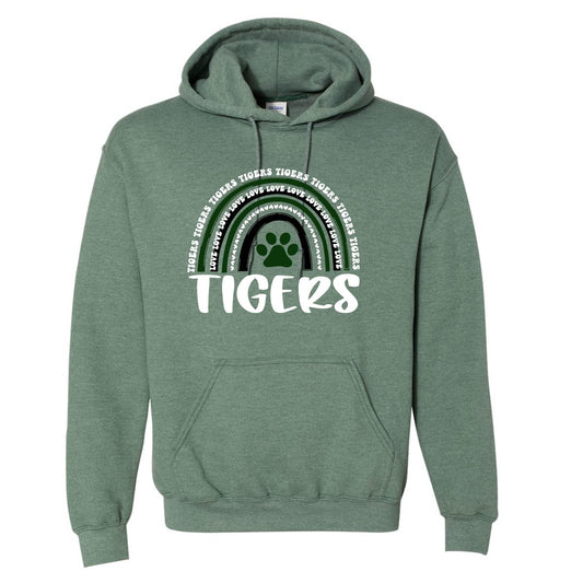 Hightower Rainbow Series - Heathered Green Hoodie